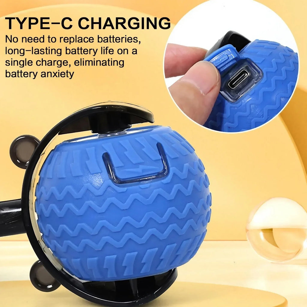 WaveChase™ Automatic Smart Pet Ball – Interactive Rolling Toy for Dogs & Cats