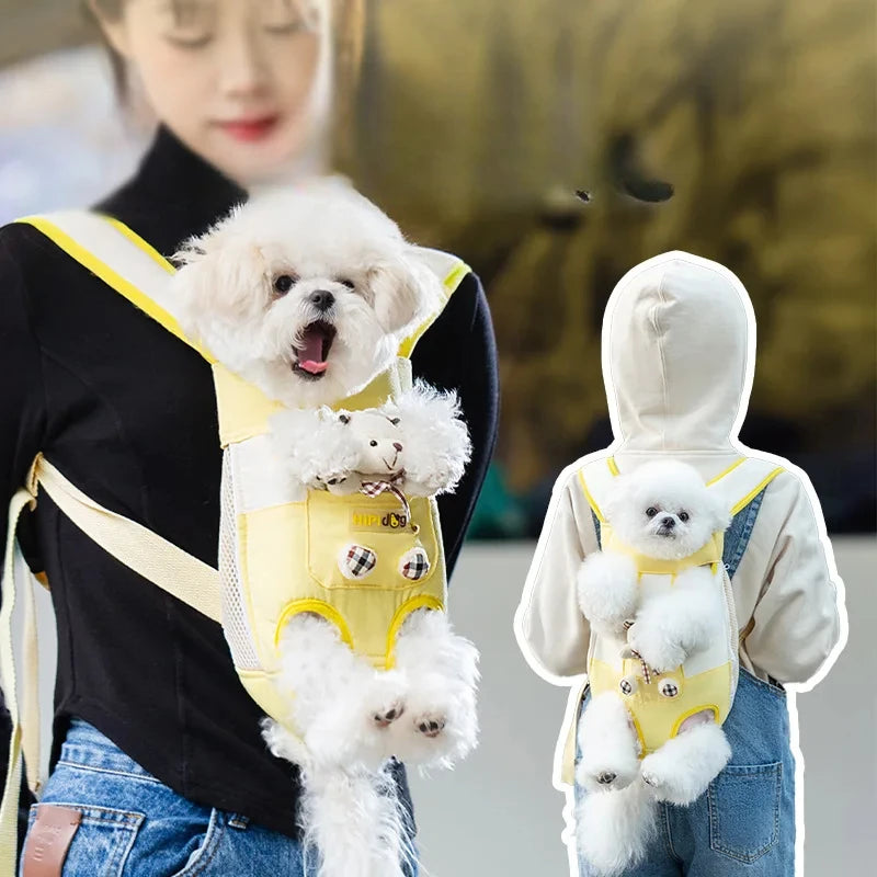 PawSnug™ – Hands-Free Chest Carrier for Pets 🐶