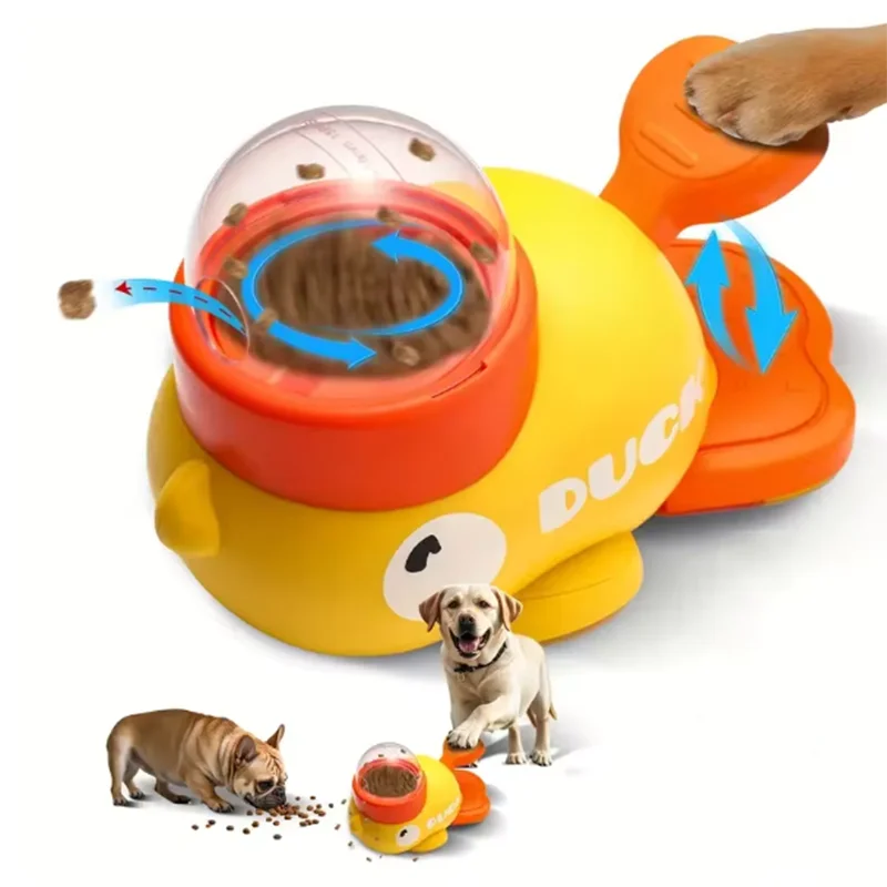 Interactive Duck Feeder – Peck & Play for Curious Pets!
