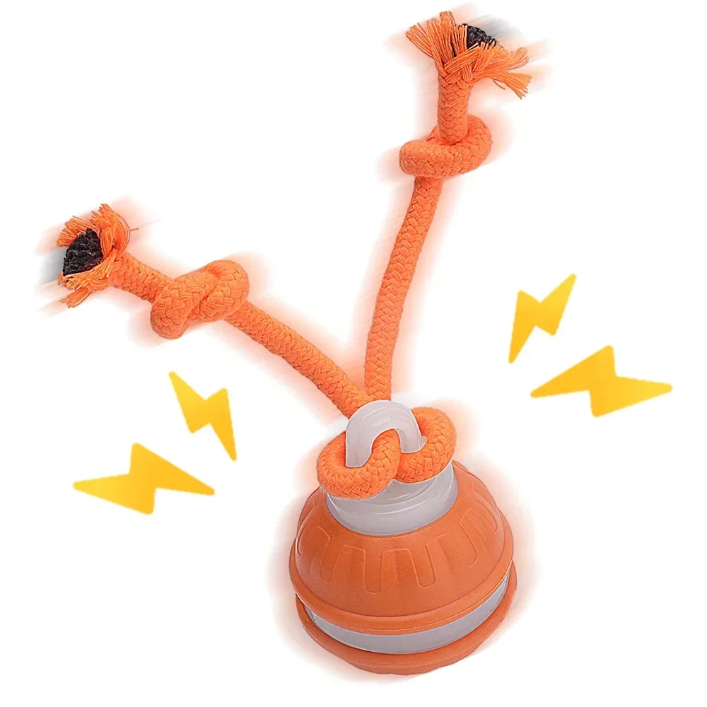 RolliPlay™ Smart Interactive Pet Ball – Automatic Moving Dog & Cat Toy for Endless Chase Fun