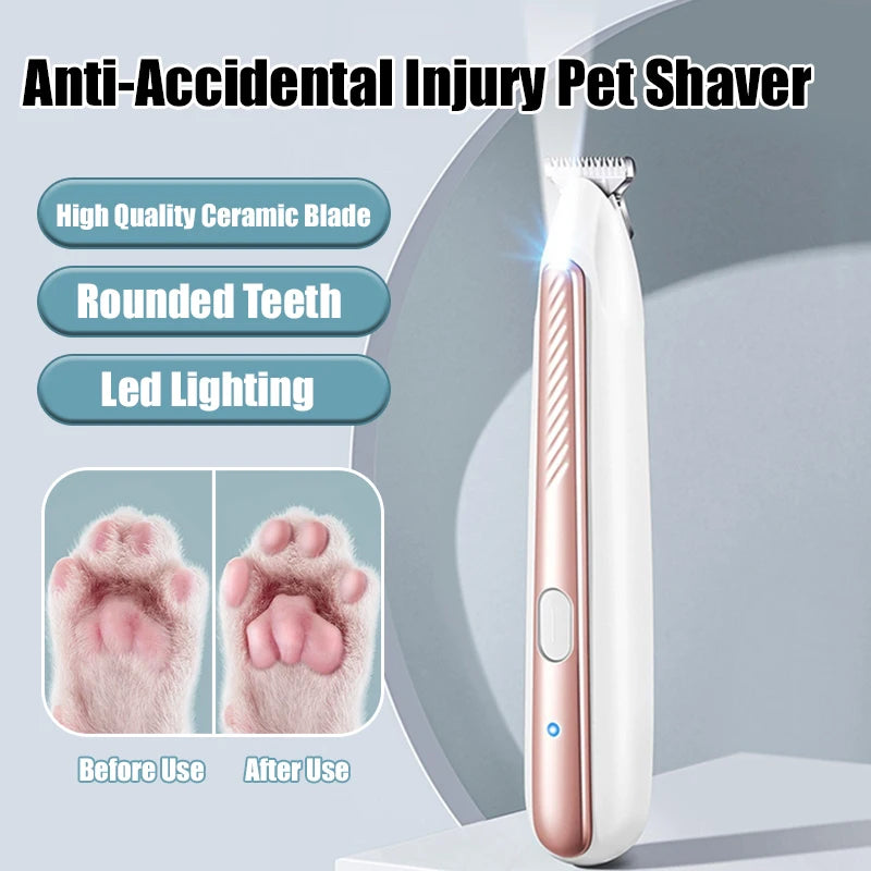 FurClean™ Electric Pet Grooming Clipper – Low Noise Dog & Cat Hair Trimmer