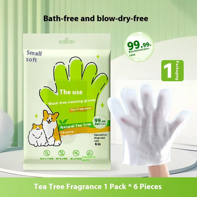 2-in-1 Pet Gloves – Gentle Massage + Odor Elimination in One!