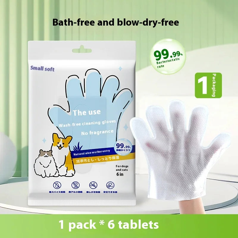 2-in-1 Pet Gloves – Gentle Massage + Odor Elimination in One!