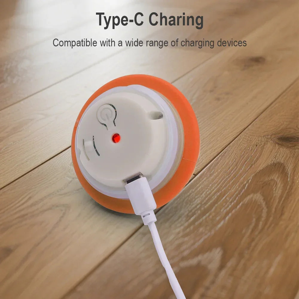 RolliPlay™ Smart Interactive Pet Ball – Automatic Moving Dog & Cat Toy for Endless Chase Fun