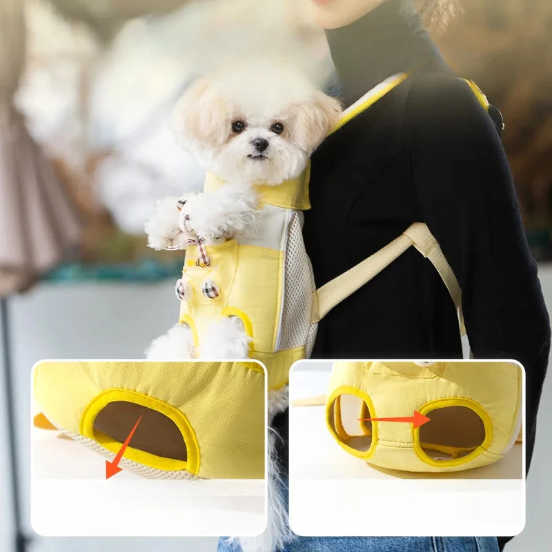 PawSnug™ – Hands-Free Chest Carrier for Pets 🐶